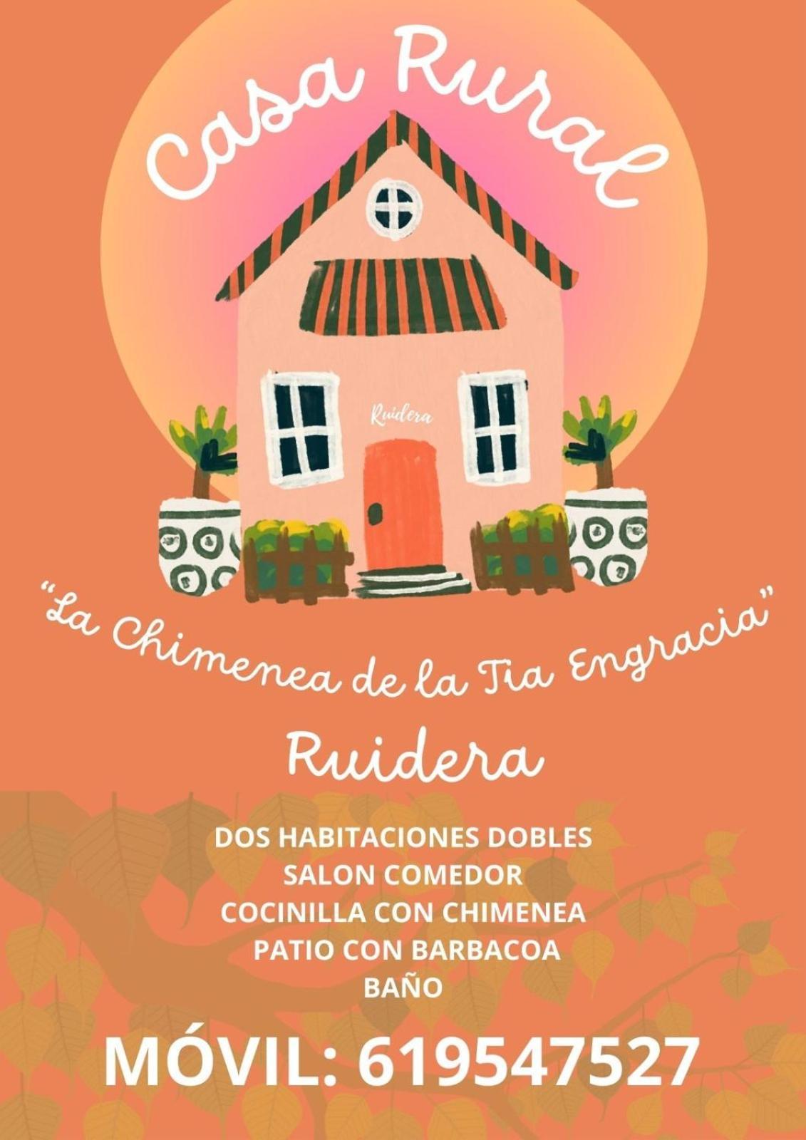 La Chimenea De La Tia Engracia Villa Ruidera Exteriör bild